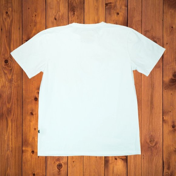 MEN'S GOLD LEAF LOS ANGELES STUDDED‎ RHINESTONE SKULL T-SHIRT XL ~ WHITE - Picture 4 of 5